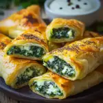 Kartoffeltaschen mit Spinat-Frischk&auml;se-F&uuml;llung genie&szlig;en!