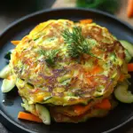 Keto Gem&uuml;se-Pfannkuchen