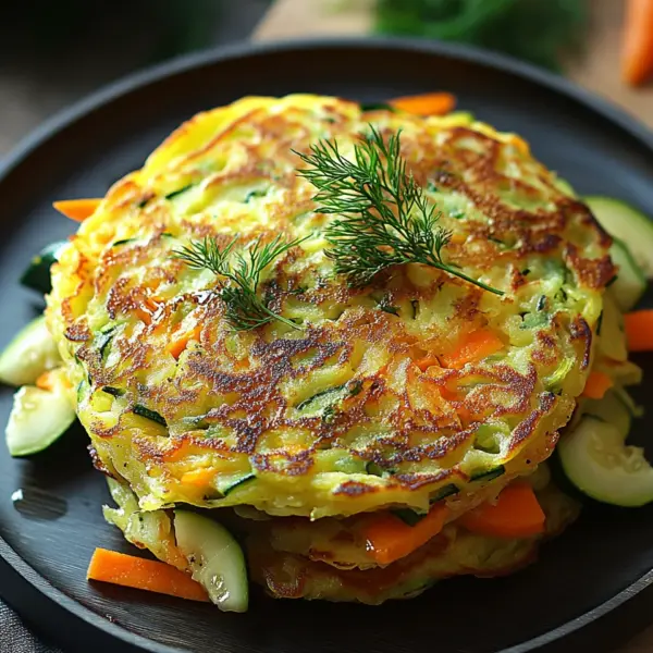 Keto Gemüse-Pfannkuchen