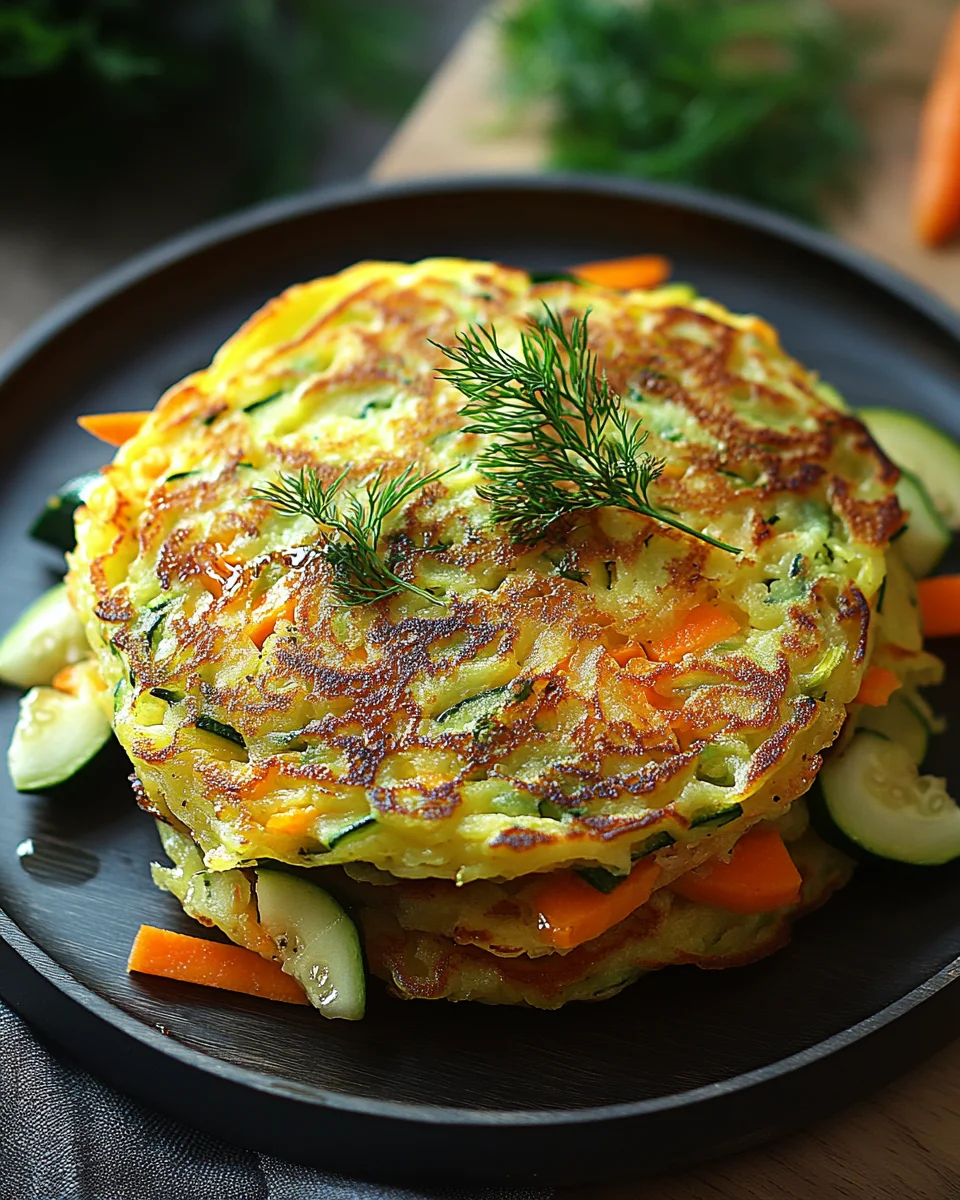 Keto Gem&uuml;se-Pfannkuchen