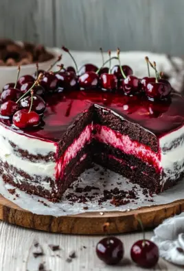 Kirschtorte mit Stracciatellacreme 35 Kirschtorte mit Stracciatellacreme