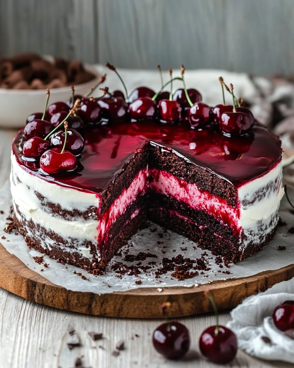 Homepage 11 Kirschtorte mit Stracciatellacreme