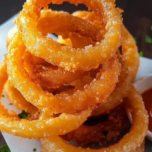 Knusprige Zwiebelringe