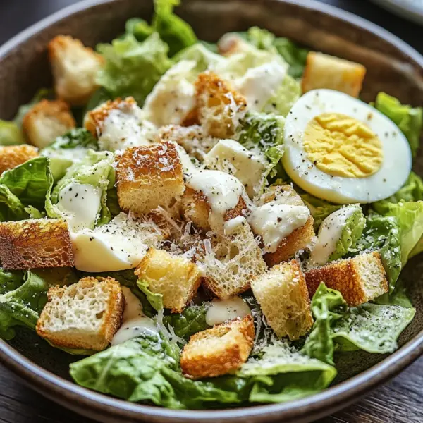 Knuspriger Caesar-Salat