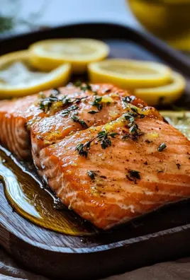 Köstliches und super saftiges Lachsfilet aus dem Ofen