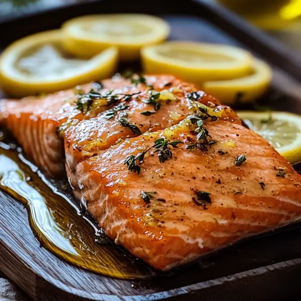 Köstliches und super saftiges Lachsfilet aus dem Ofen