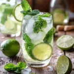 Limetten-Limonade mit Minze