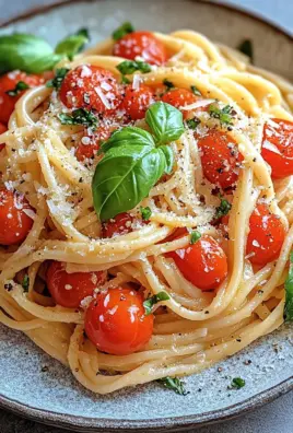 Linguine mit Tomaten-Parmesansoße