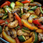 Low-Carb Gem&uuml;sepfanne mit Gefl&uuml;gel