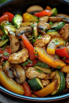 Low-Carb Gemüsepfanne mit Geflügel 27 Low-Carb Gemüsepfanne mit Geflügel