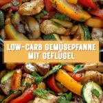 Low-Carb Gemüsepfanne mit Geflügel 26 Pinterest Hidden Image