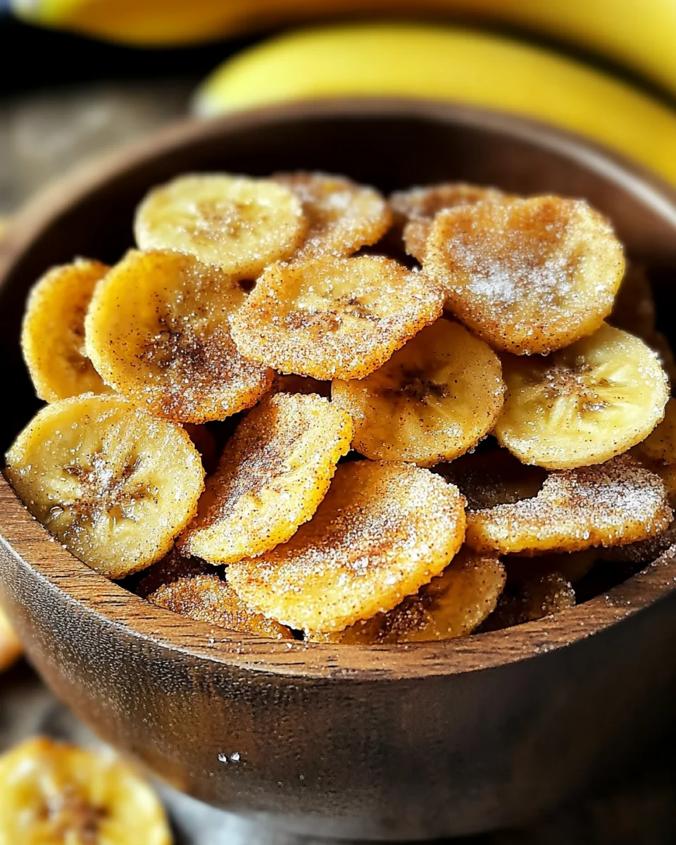 Luftfritteuse Zimt Bananen