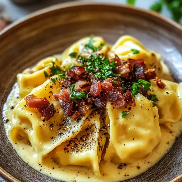 Maultaschen Carbonara