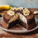 Maulwurfkuchen mit Banane