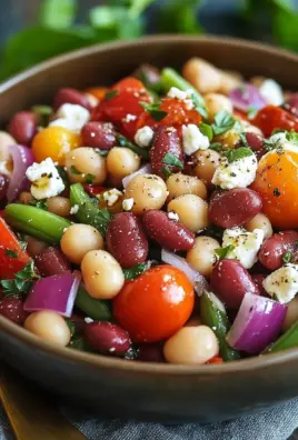 Mediterraner Bohnensalat 20 Mediterraner Bohnensalat