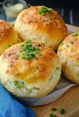 Megalecker Knoblauch Brötchen gefüllt mit Mozzarella Käse Rezept