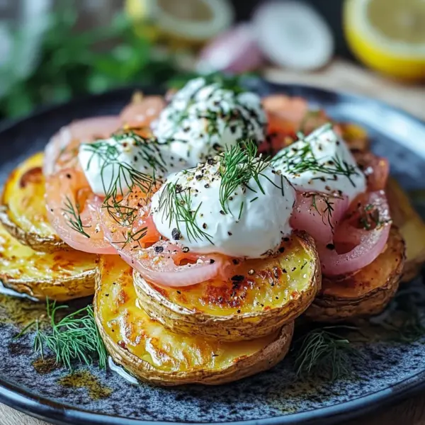 Ofenkartoffeln mit Räucherlachs