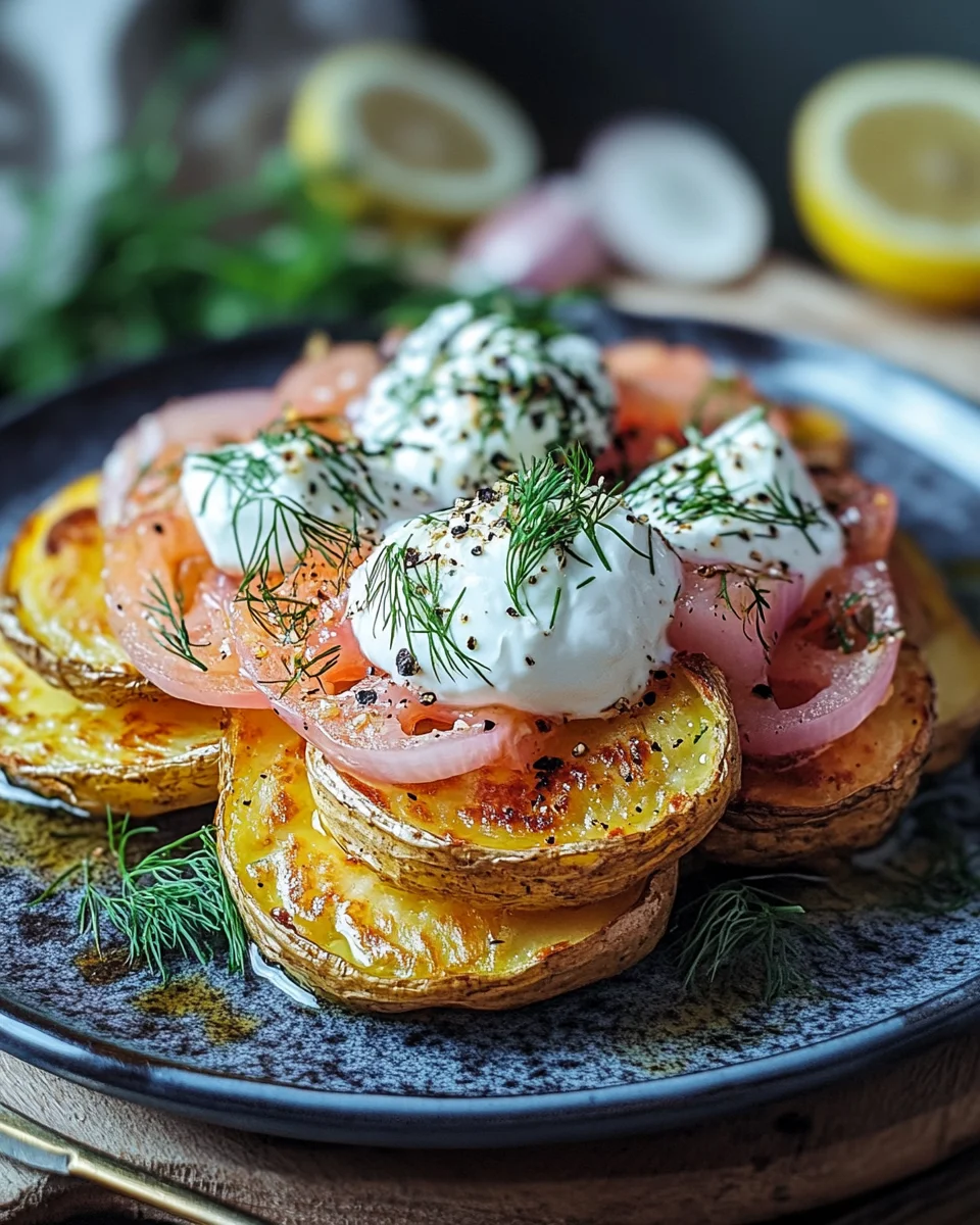 Ofenkartoffeln mit R&auml;ucherlachs