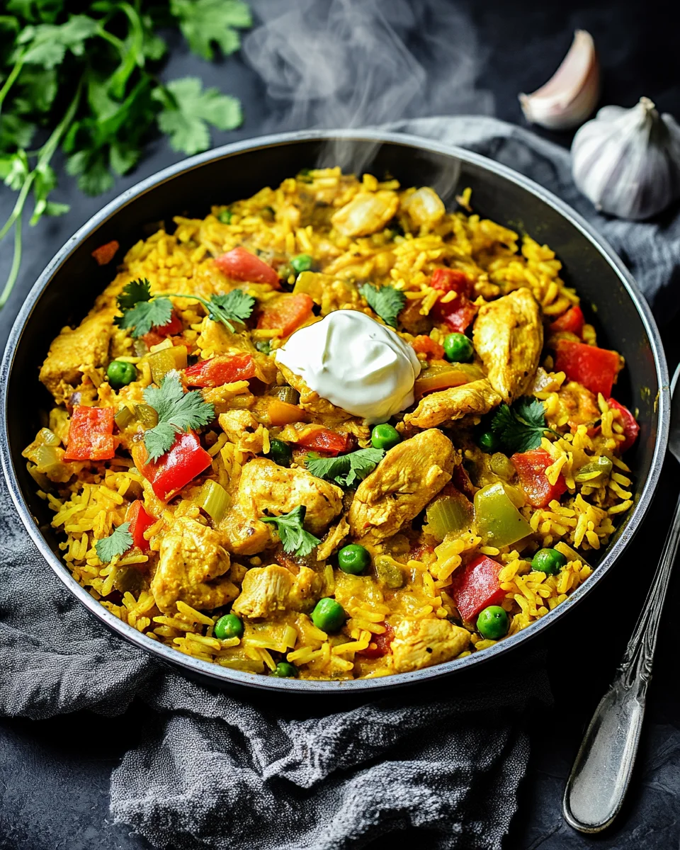 One Pot Curryreis mit H&auml;hnchenbrust