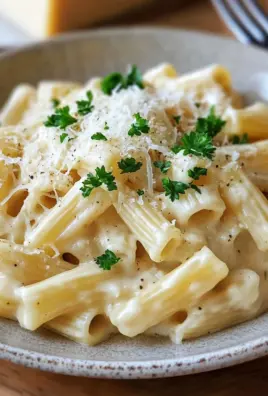 Pasta in Käse Sahne Soße