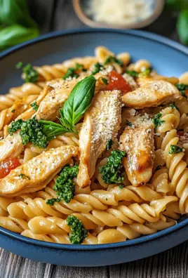 Pasta mit Hähnchen