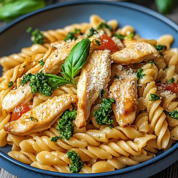 Pasta mit Hähnchen