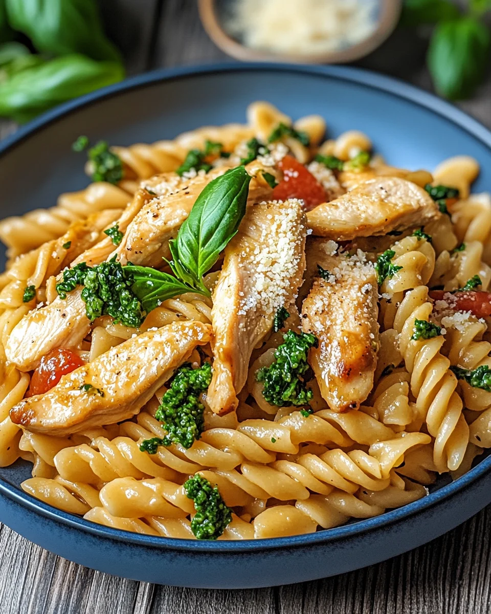 Pasta mit H&auml;hnchen