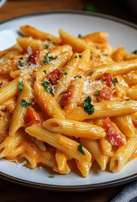 Penne in cremiger Paprikasoße 33 Penne in cremiger Paprikasoße