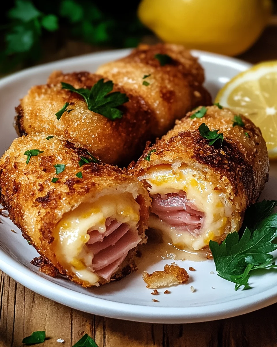 Putenr&ouml;llchen nach Cordon Bleu Art