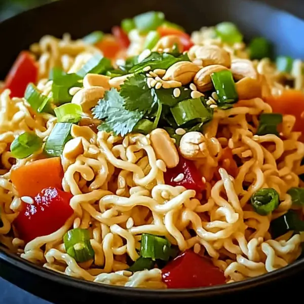 Ramen-Chinesischer Hähnchensalat