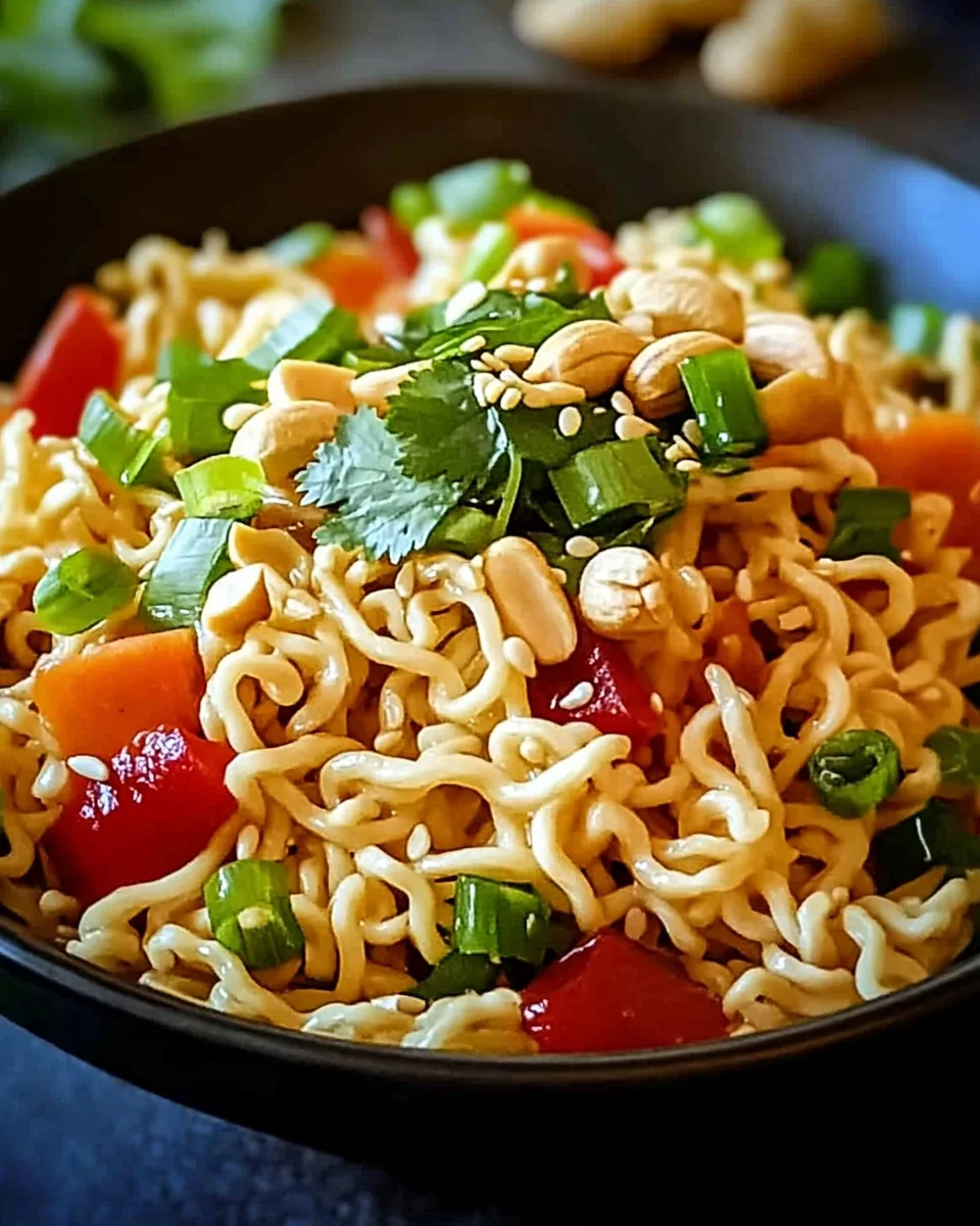 Ramen-Chinesischer Hähnchensalat
