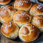 Rezept f&uuml;r Laugenbr&ouml;tchen im Muffinsblech gebacken