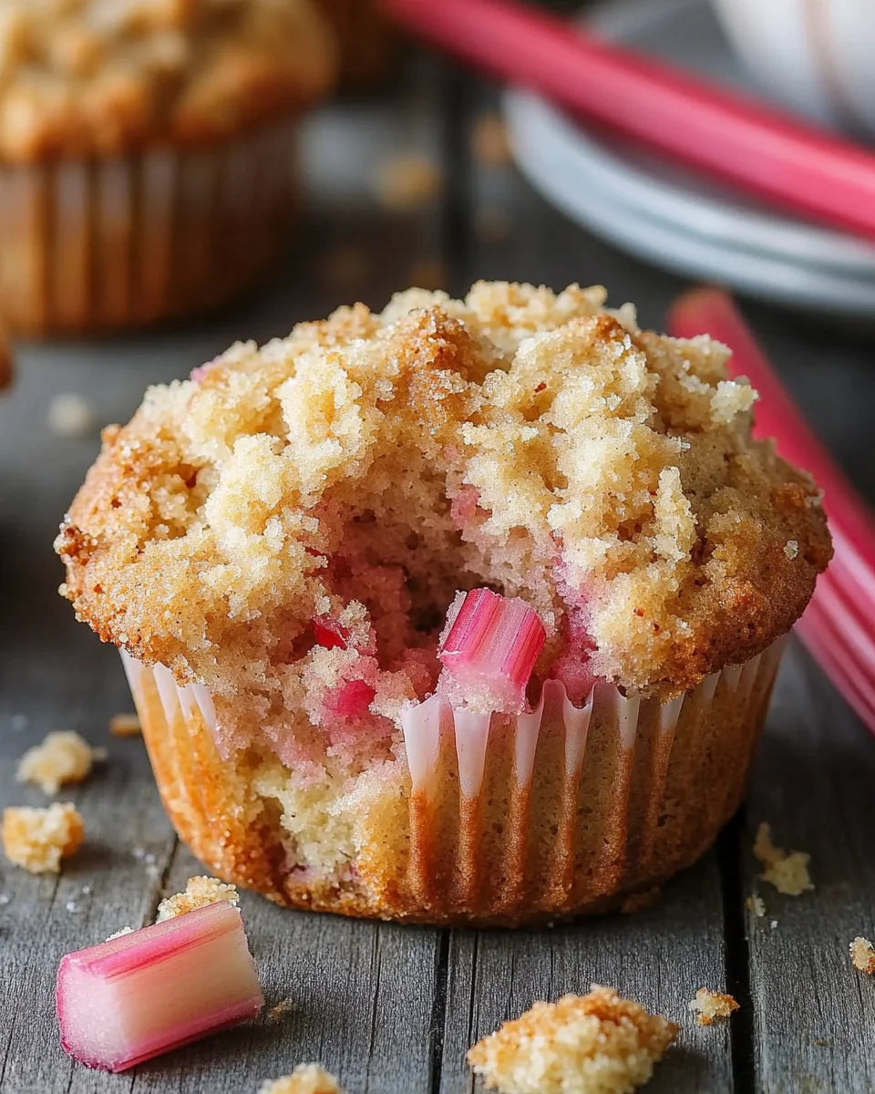 Rhabarber-Muffins