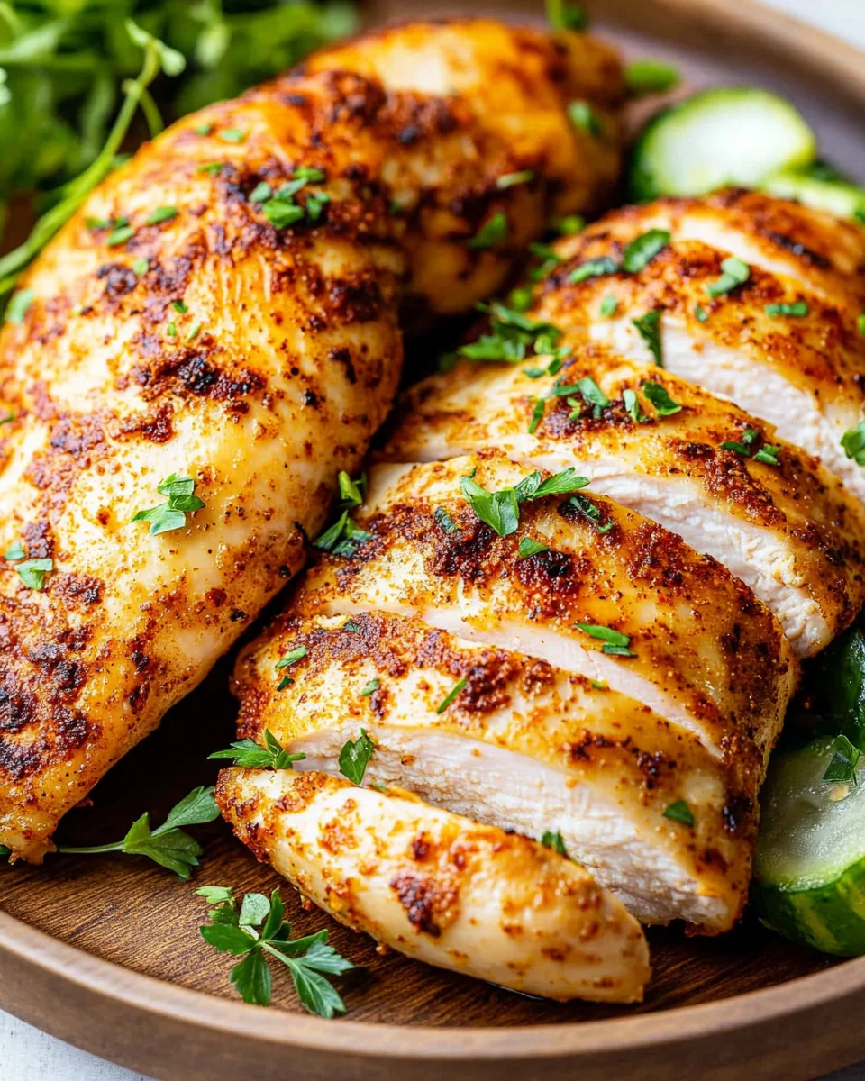 Saftige H&auml;hnchenbrust im Airfryer