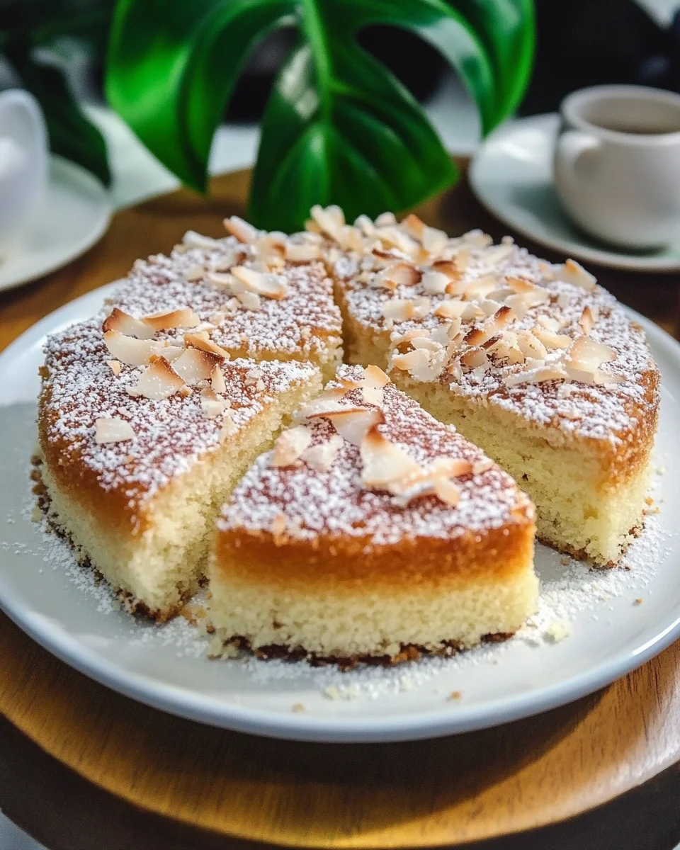 Saftiger Kokosnusskuchen