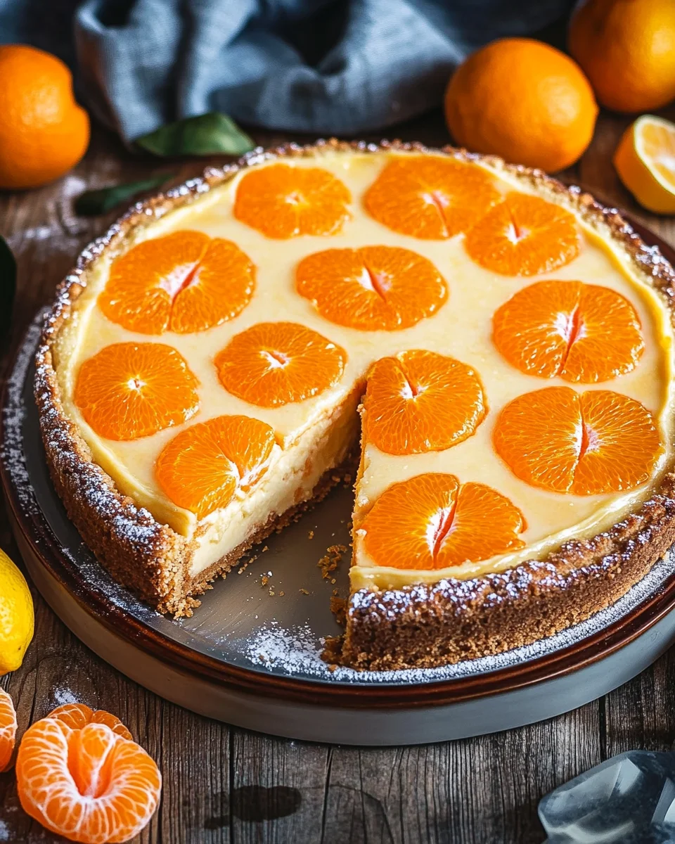 Schmandkuchen mit Mandarinen oder Faule Weiber Kuchen