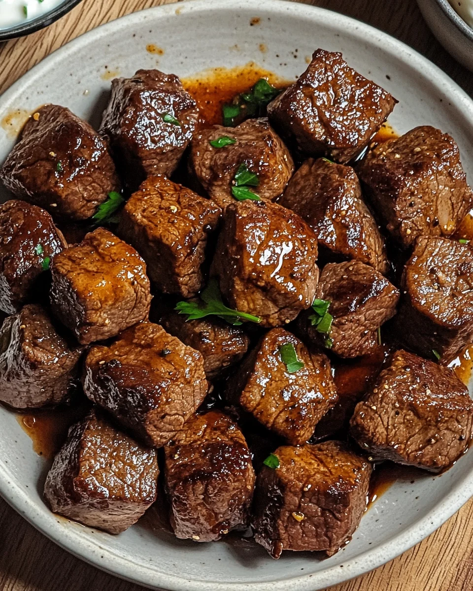 Steak-Häppchen aus der Heißluftfritteuse
