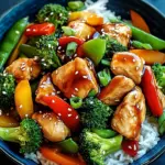 Teriyaki-H&auml;hnchen mit Gem&uuml;se
