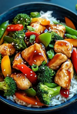 Teriyaki-Hähnchen mit Gemüse 21 Teriyaki-Hähnchen mit Gemüse