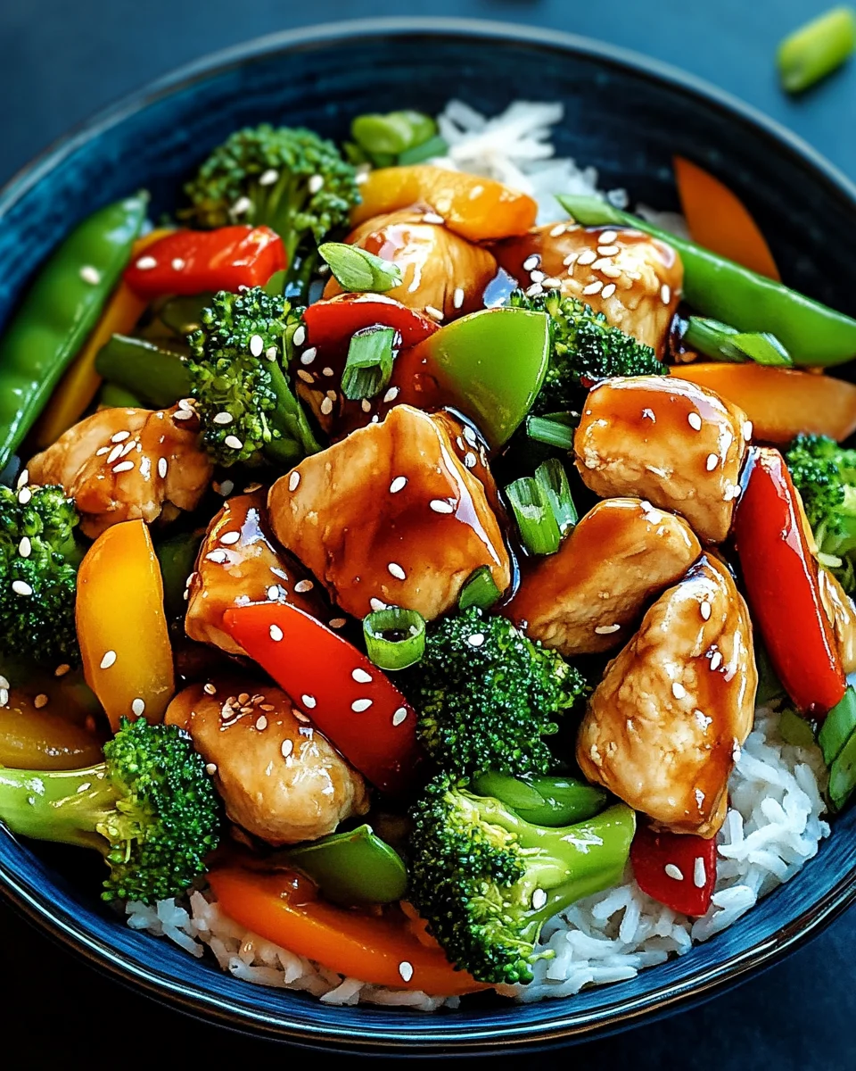 Homepage 3 Teriyaki-Hähnchen mit Gemüse