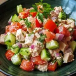 Thunfisch-H&uuml;ttenk&auml;se-Salat