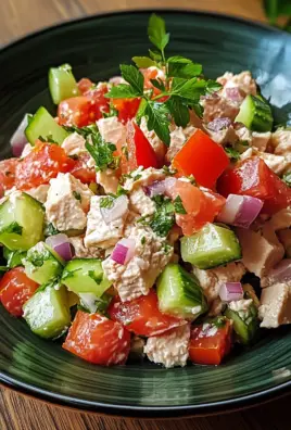 Thunfisch-Hüttenkäse-Salat