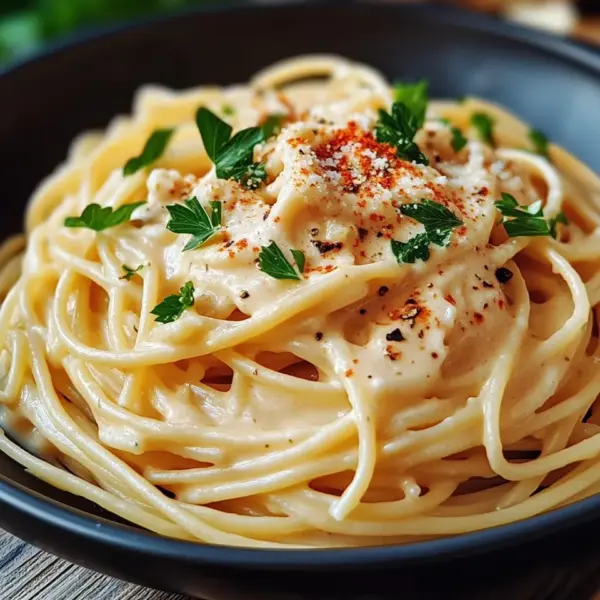 Thunfisch-Sahne-Soße mit Spaghetti