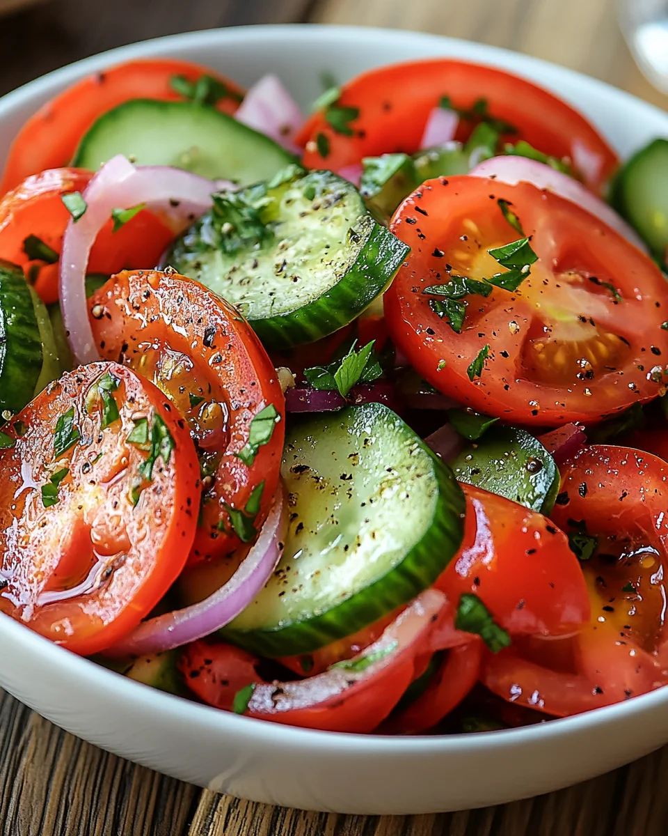 Tomaten-Gurken-Salat
