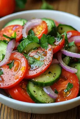 Tomaten-Gurken-Salat