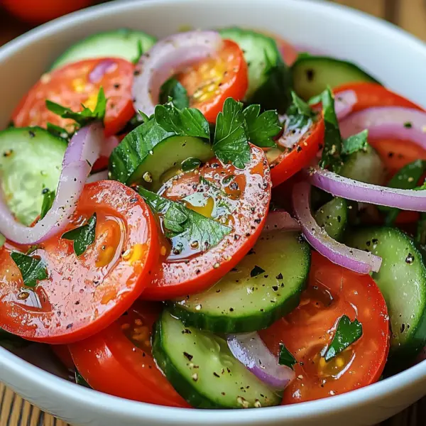 Tomaten-Gurken-Salat