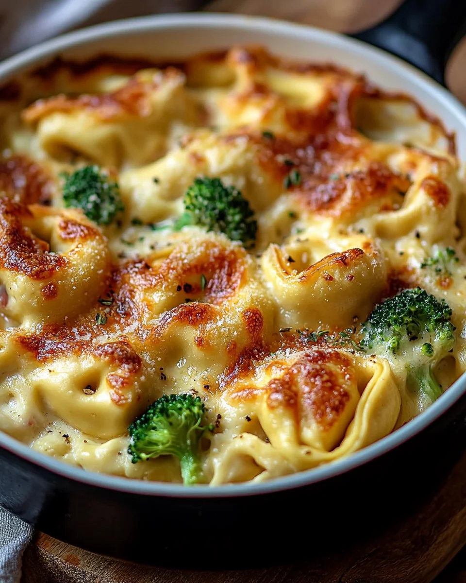 Tortellini Auflauf Schinken Brokkoli