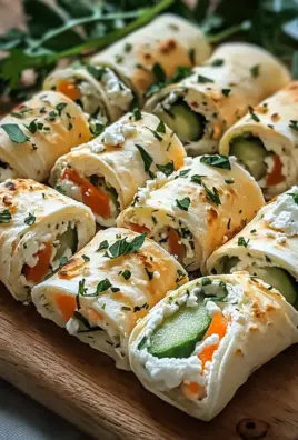 Tortilla-Rollen mit Feta