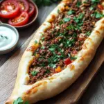 T&uuml;rkische Pide mit Hackfleisch