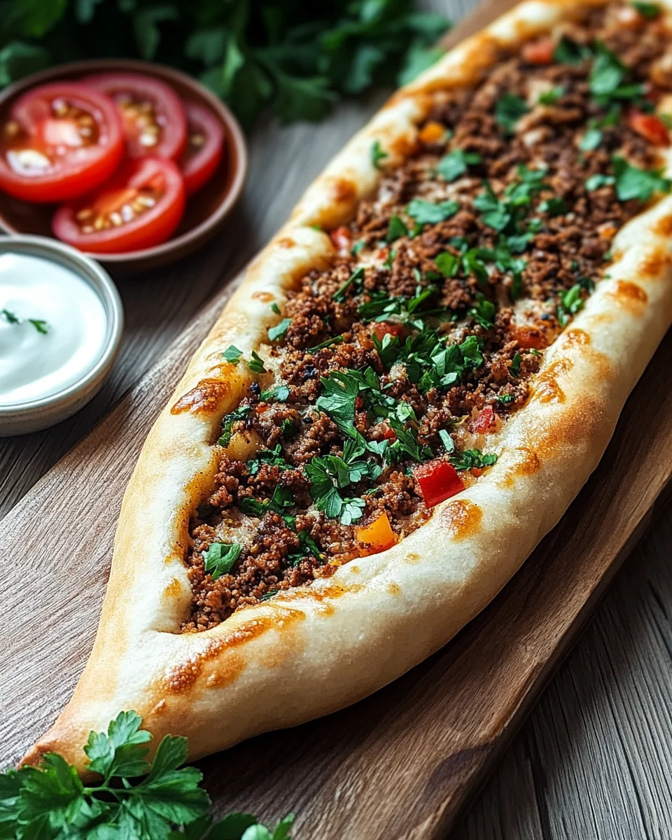 Türkische Pide mit Hackfleisch 29 Türkische Pide mit Hackfleisch